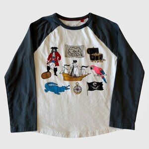 Boys Mini Boden Pirate T-Shirt, Size 7-8